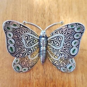 Vintage Damascene Butterfly